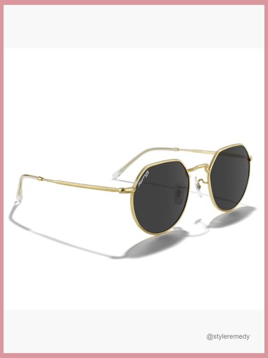 Round Polygon Metal Polarized Sunglasses Classic Retro Vintage Shades main image 5